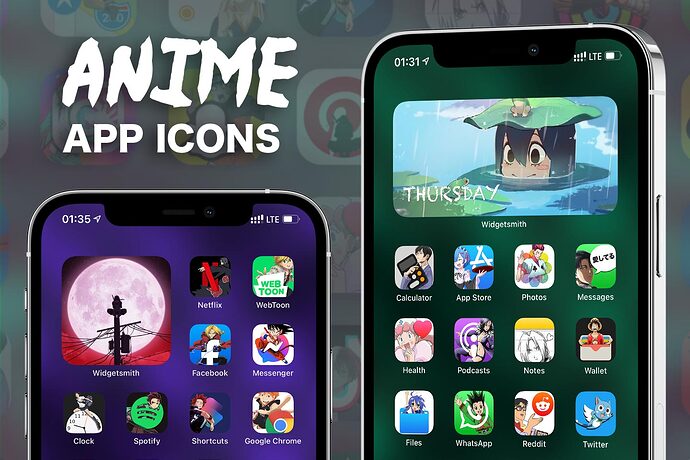 anime app icons pack