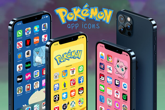 pokemon app icons pack