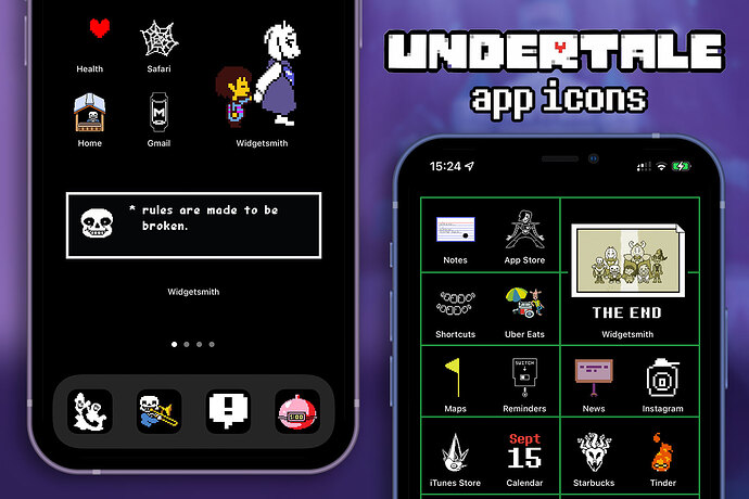 undertale app icons pack